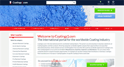 Desktop Screenshot of coatings1.com